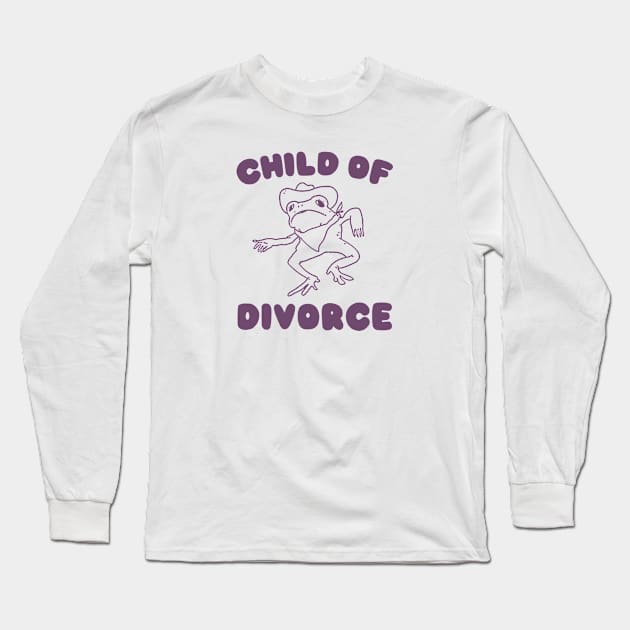 Child of divorce Long Sleeve T-Shirt by Justin green